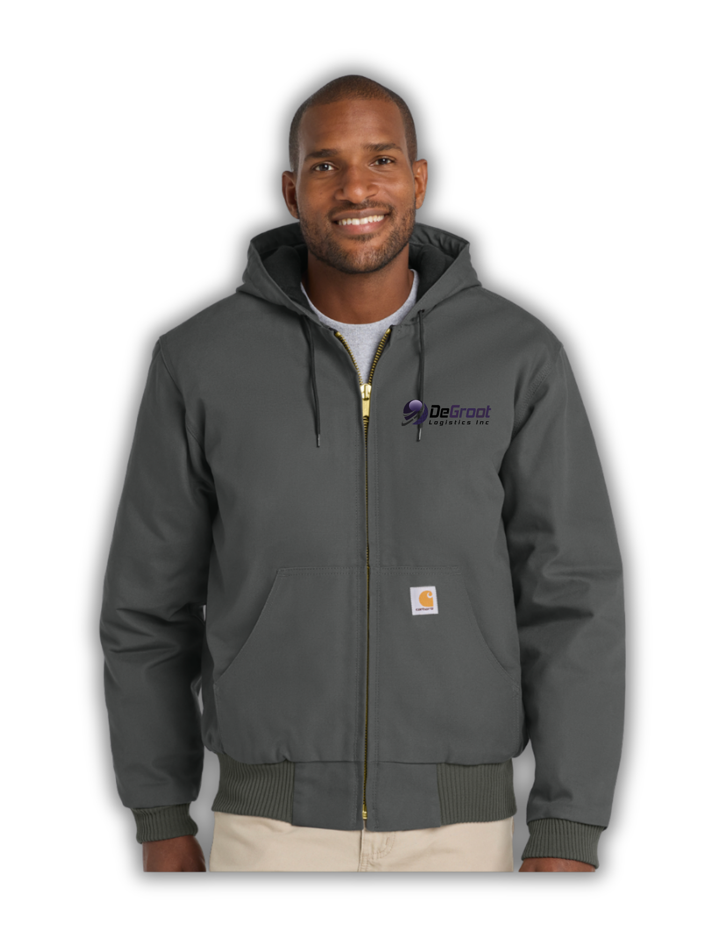 Carhartt Quilted-Flannel-Lined Duck Active Jackets DG