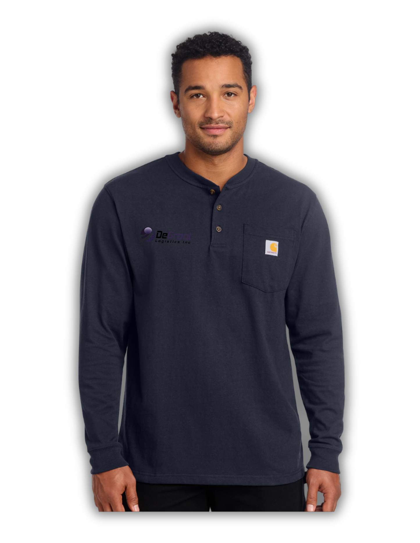 Carhartt Long Sleeve Henley T-Shirt DG