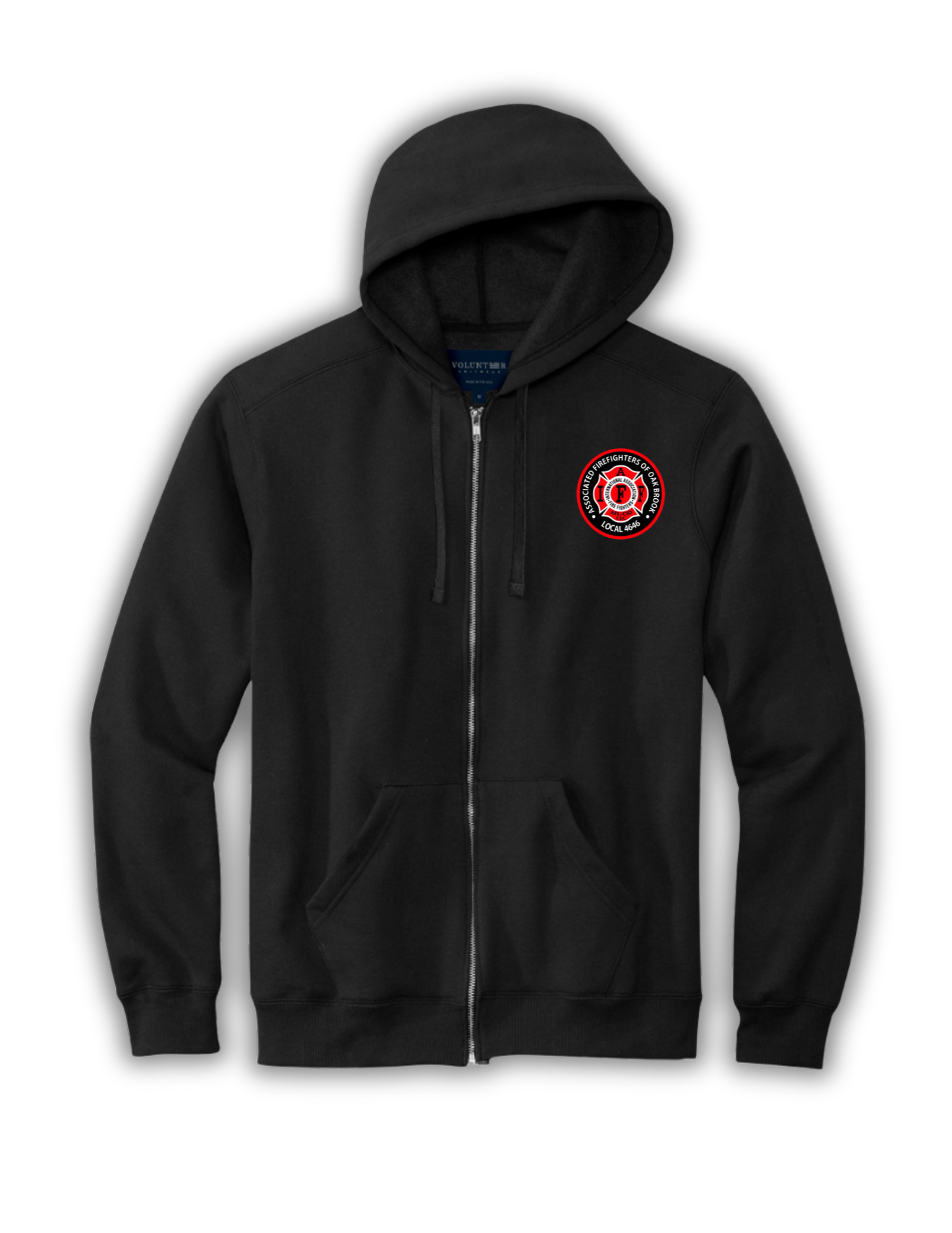 Volunteer Knitwear All-American Chore Fleece Full-Zip Hoodie FF