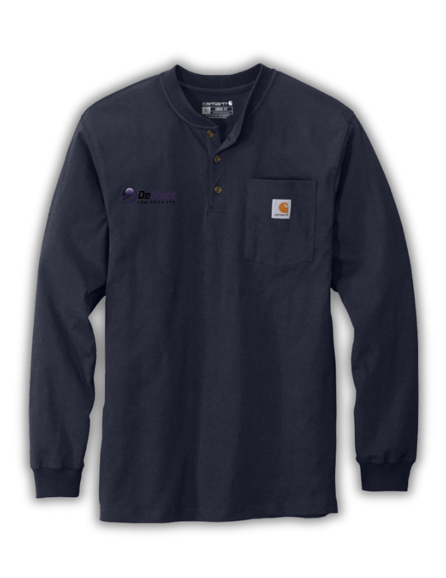 Carhartt Long Sleeve Henley T-Shirt DG