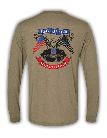 Tribe Eagle + Cap Tee LS SPD