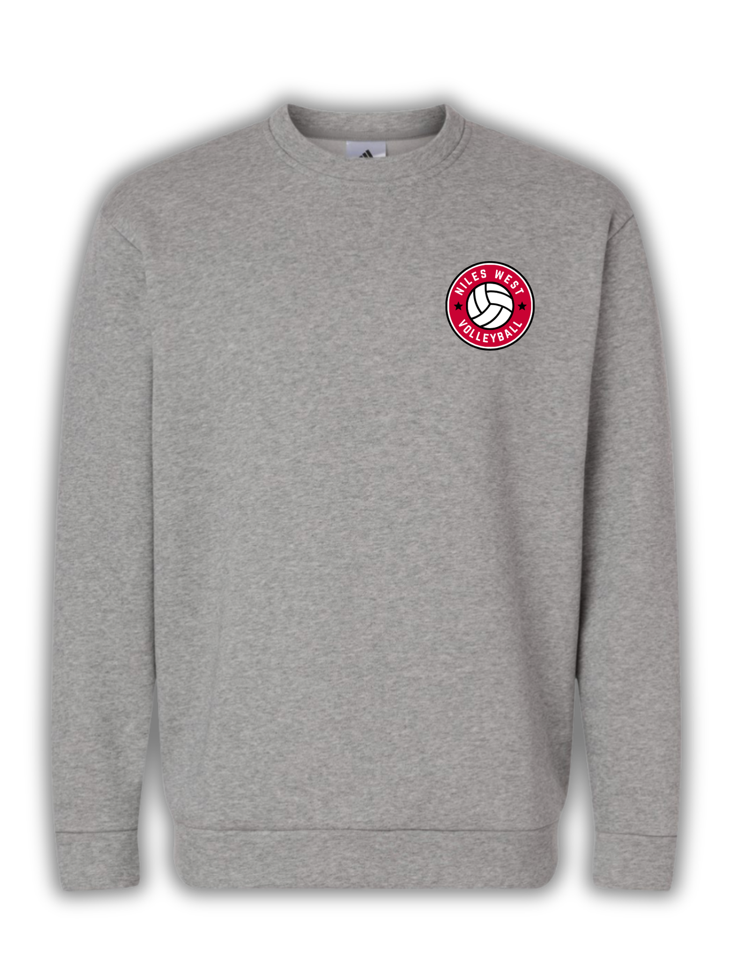 Adidas Men's Fleece Crew Sweatshirt (Graphite) NW