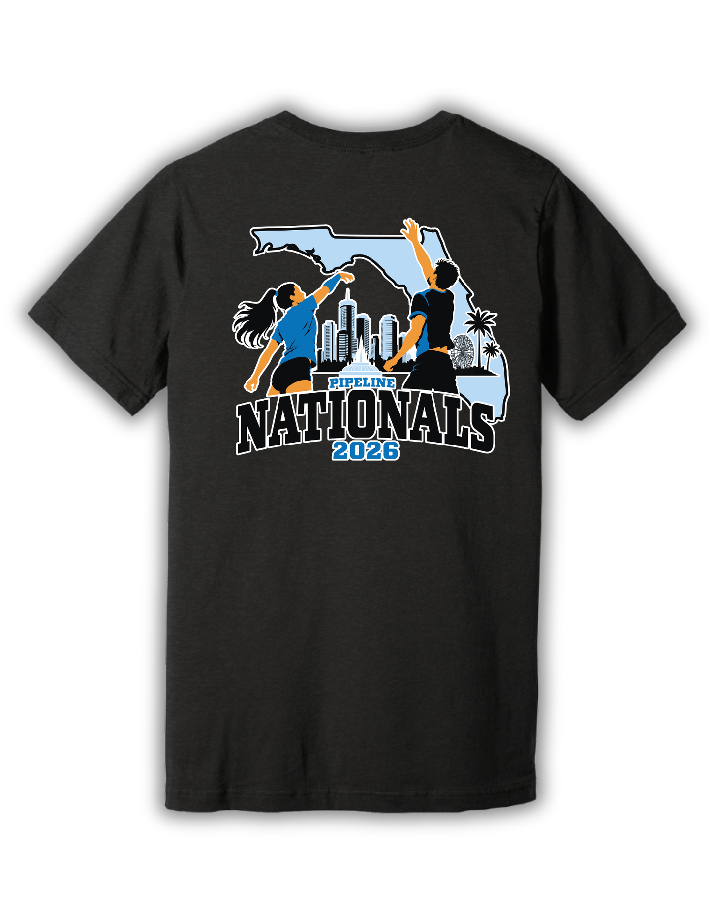 2026 AAU Nationals Triblend Court Tee PVC
