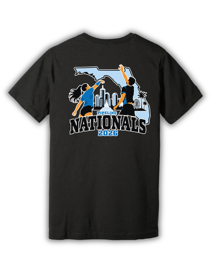 2026 AAU Nationals Triblend Court Tee PVC