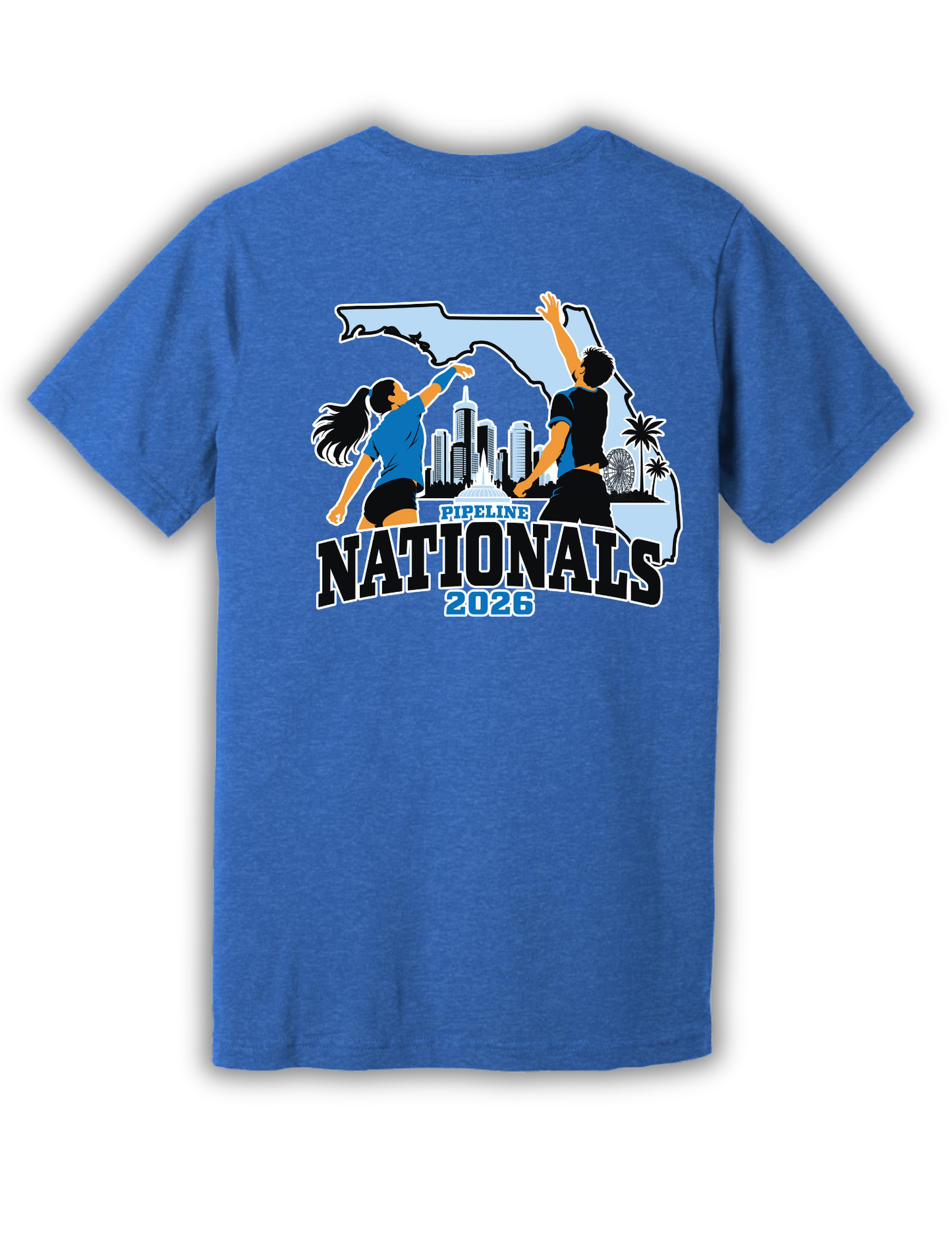 2026 AAU Nationals Triblend Court Tee PVC