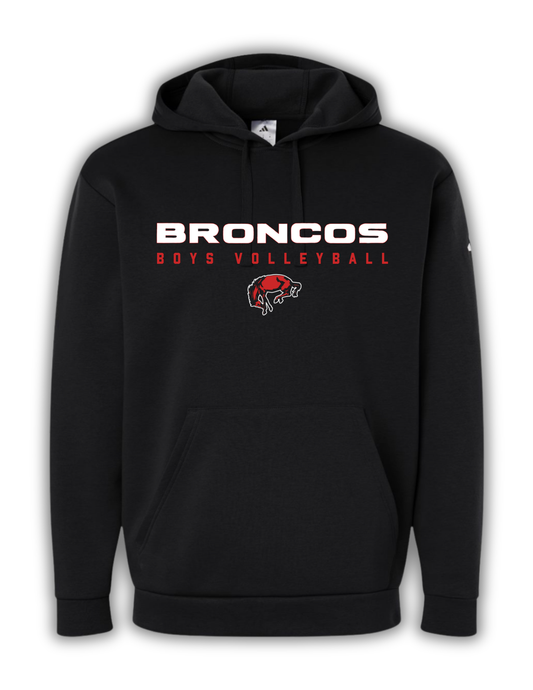 Adidas Fleece Hooded Sweatshirt (Black) BVB