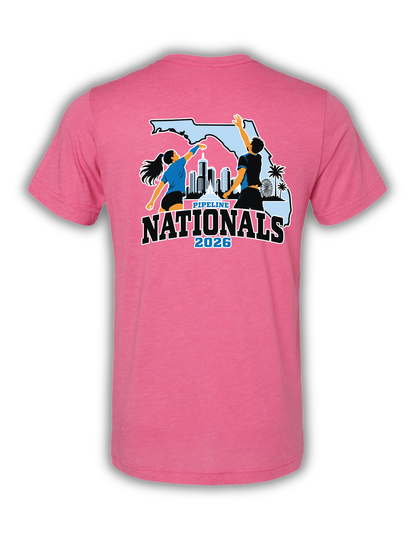 2026 AAU Nationals Triblend Court Tee PVC