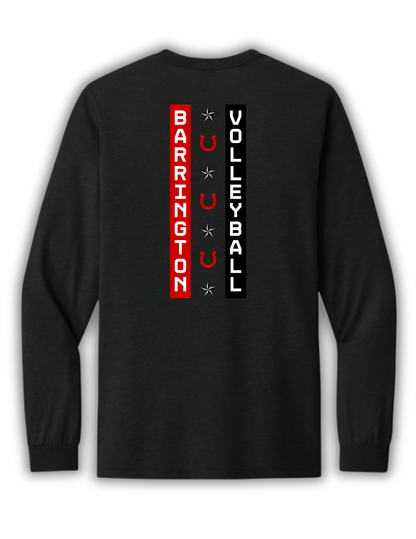 Tribe Triblend LS Court Tee (Black) BVB