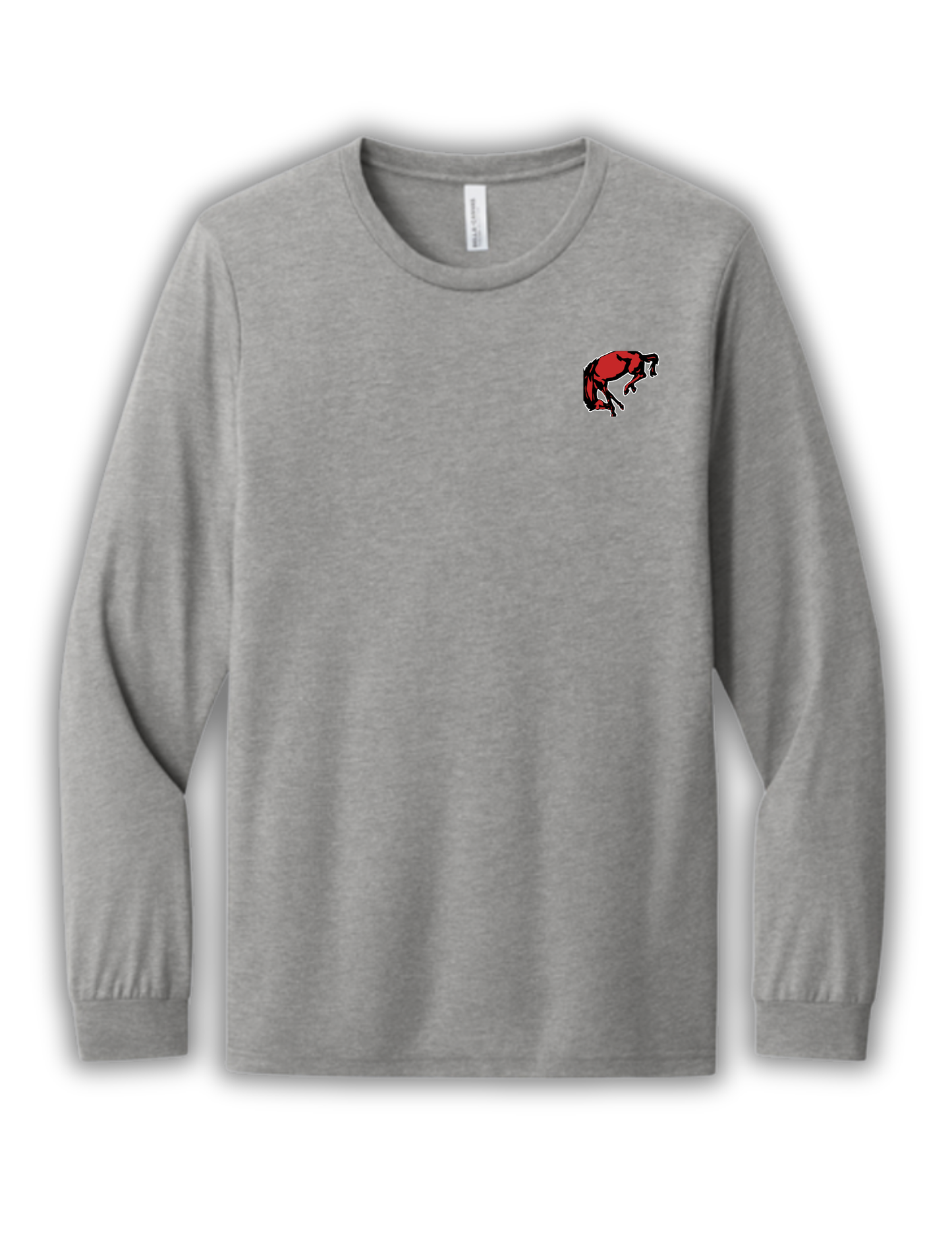 Tribe Triblend LS Court Tee (Graphite) BVB