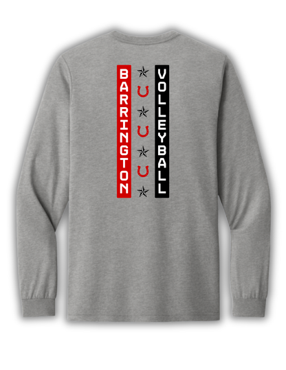 Tribe Triblend LS Court Tee (Graphite) BVB