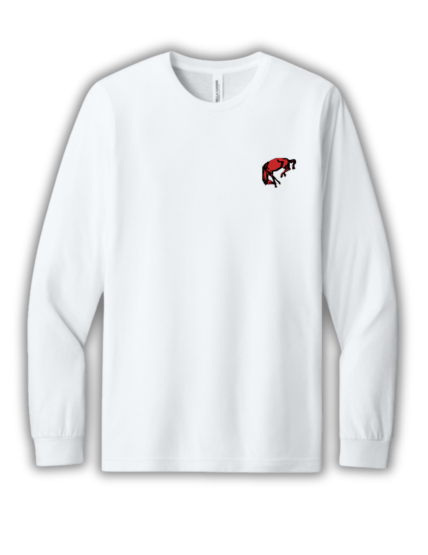 Tribe Triblend LS Court Tee (White) BVB