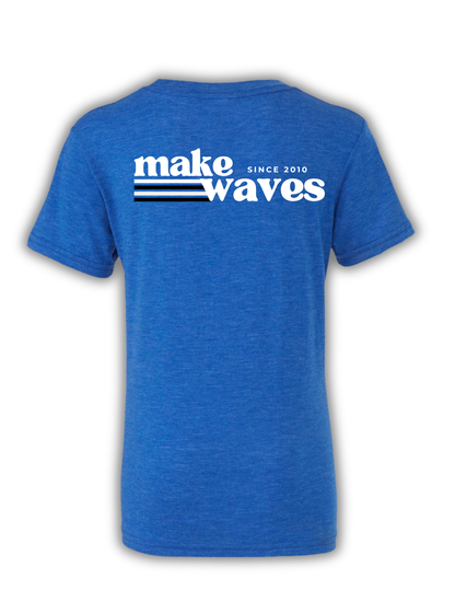 Tribe Triblend Practice Tee "Make Waves" PVC