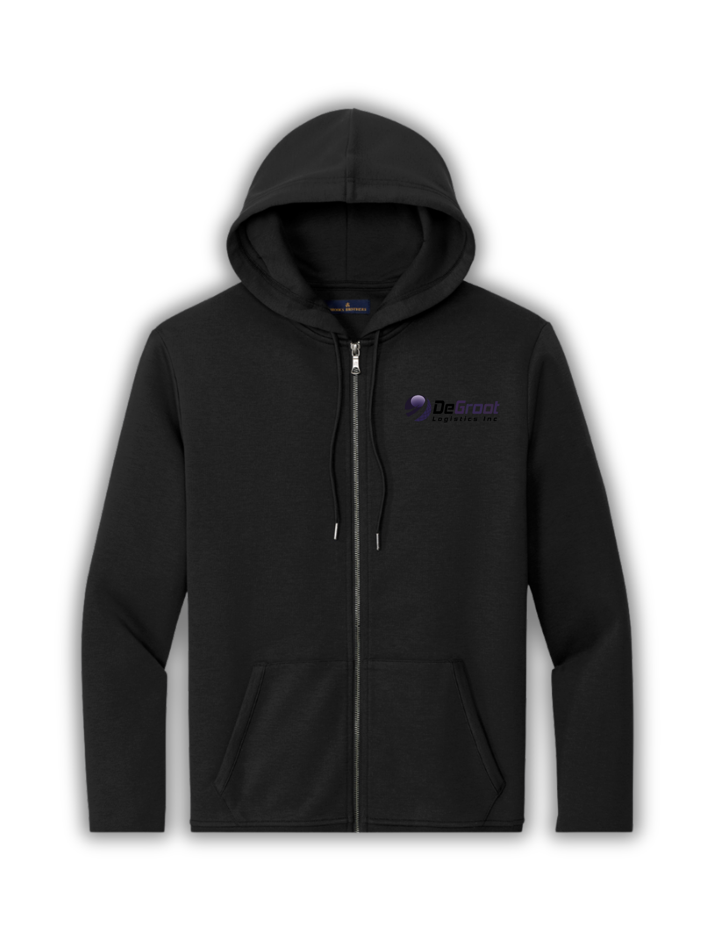 Brooks Brothers Double Knit Full-Zip Hoodie DG