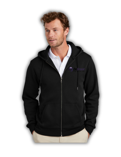 Brooks Brothers Double Knit Full-Zip Hoodie DG