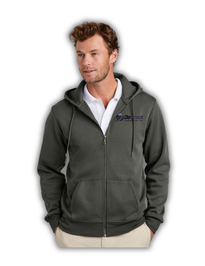 Brooks Brothers Double Knit Full-Zip Hoodie DG