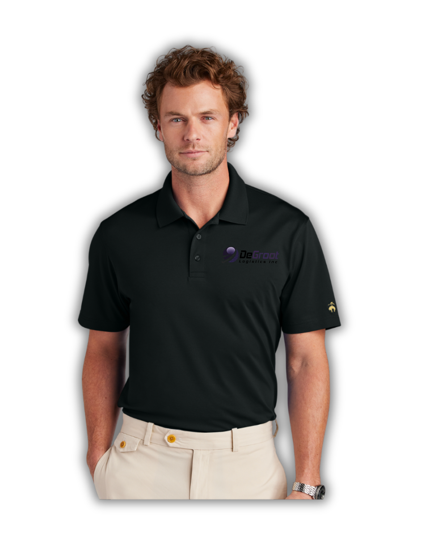 Brooks Brothers Mesh Pique Performance Polo DG