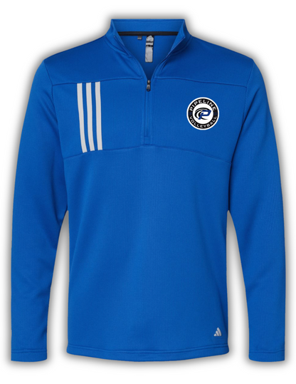 Adidas Three Stripes DoubleKnit 1/4 Zip PVC